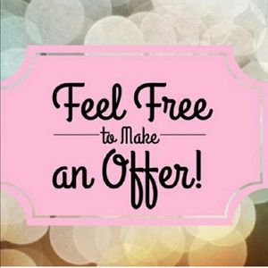 Taking all reasonable offers!